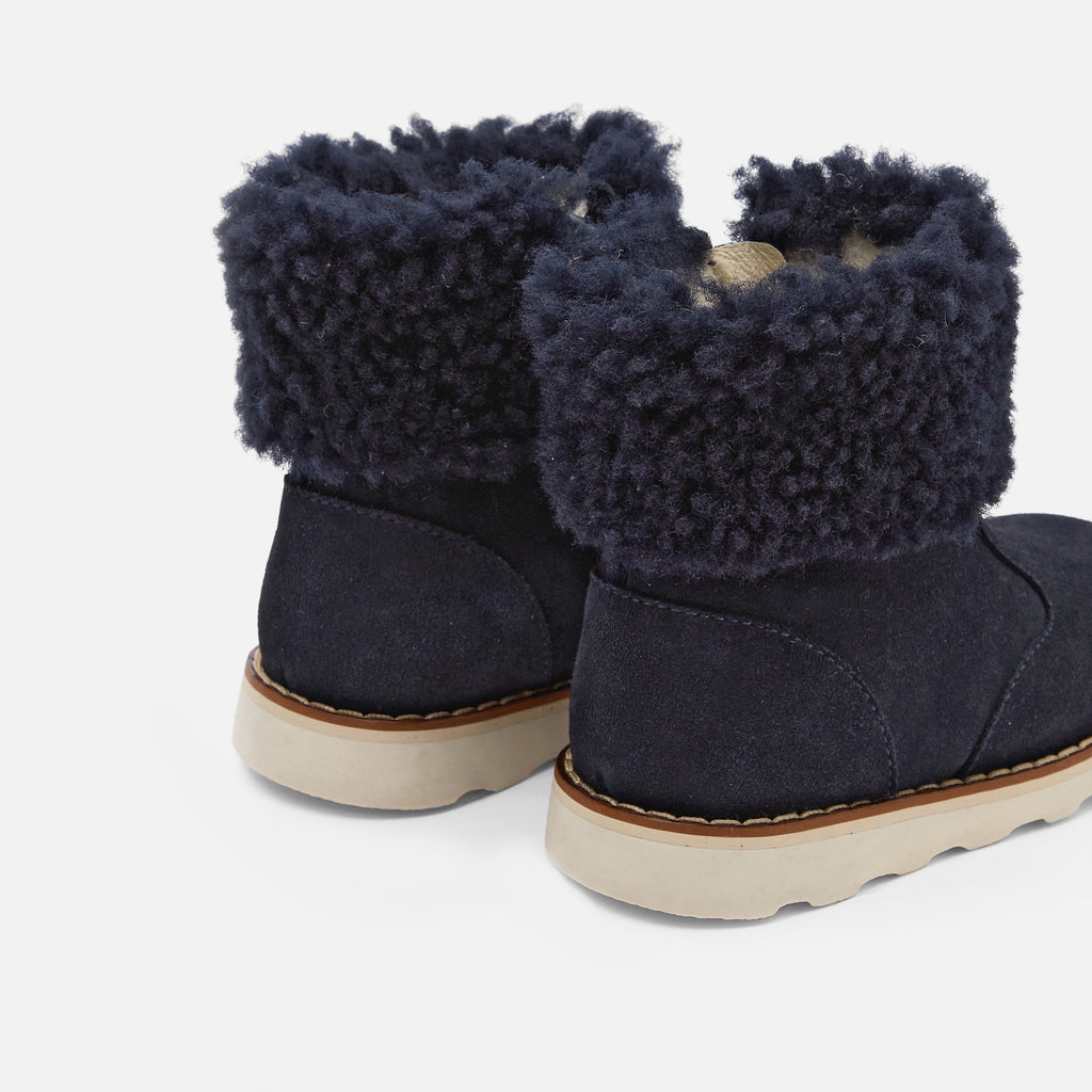 Boots Fourree - Marine - Garçon