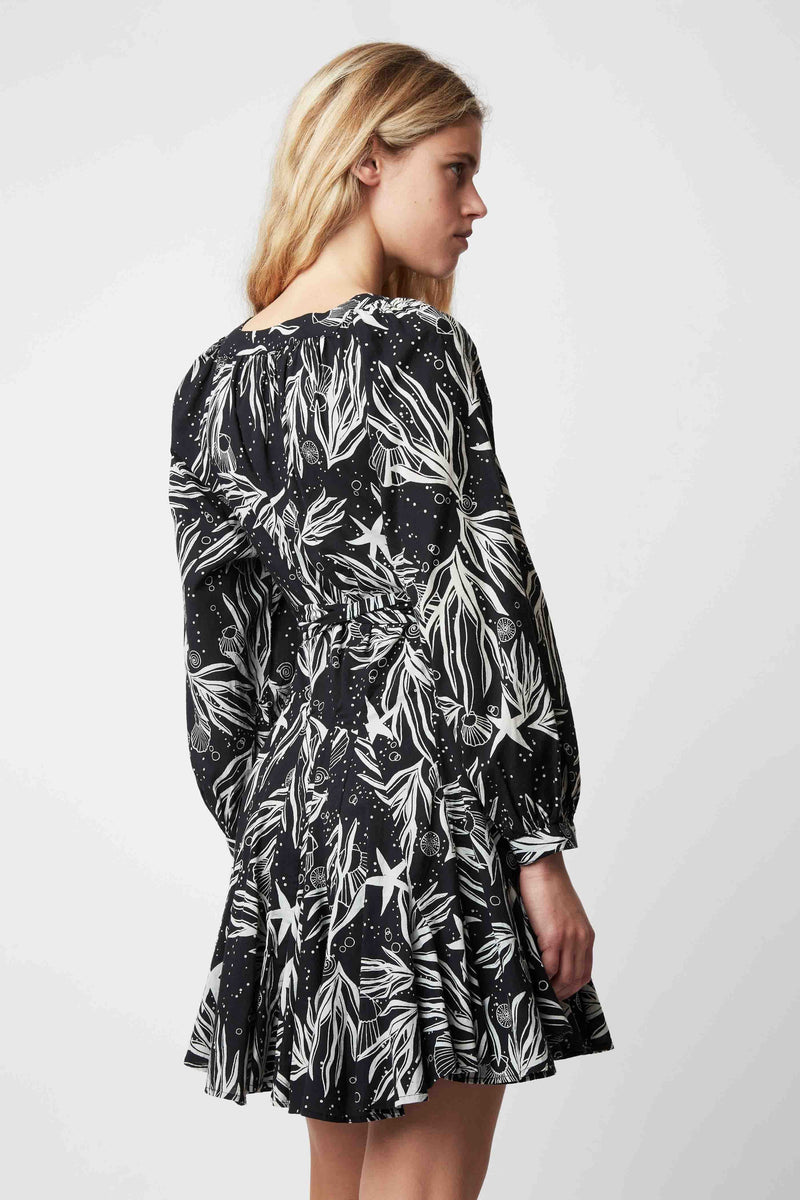 ROBE MILLIE HOLIDAY CHARBON