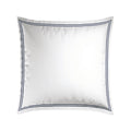 Biarritz - Set De 2 Taies D'Oreiller - Satin De Coton - Bleu Fonce / Blanc