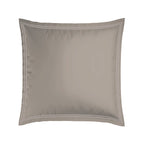 Biarritz - Set De 2 Taies D'Oreiller - Satin De Coton - Taupe / Taupe