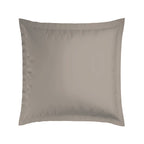 Biarritz - Set De 2 Taies D'Oreiller - Satin De Coton - Taupe / Taupe