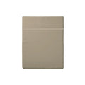 Biarritz - Drap Plat - Satin De Coton - Taupe / Taupe