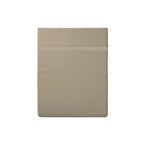 Biarritz - Drap Plat - Satin De Coton - Taupe / Taupe