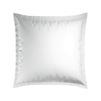 Biarritz - Set De 2 Taies D'Oreiller - Satin De Coton - Blanc / Blanc