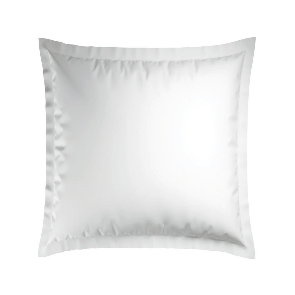 Biarritz - Set De 2 Taies D'Oreiller - Satin De Coton - Blanc / Blanc