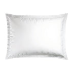 Biarritz - Set De 2 Taies D'Oreiller - Satin De Coton - Blanc / Blanc