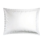 Biarritz - Set De 2 Taies D'Oreiller - Satin De Coton - Taupe / Blanc