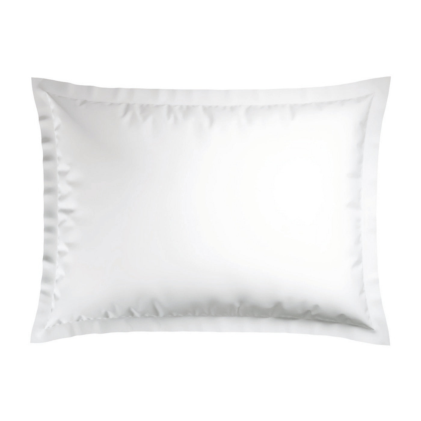 Biarritz - Set De 2 Taies D'Oreiller - Satin De Coton - Grey / Blanc