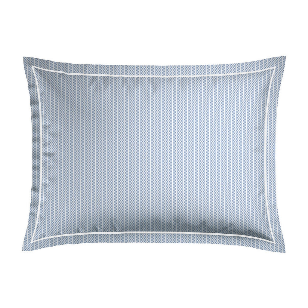 Grenoble - Set De 2 Taies D'Oreiller Coton Percale - Bleu Clair