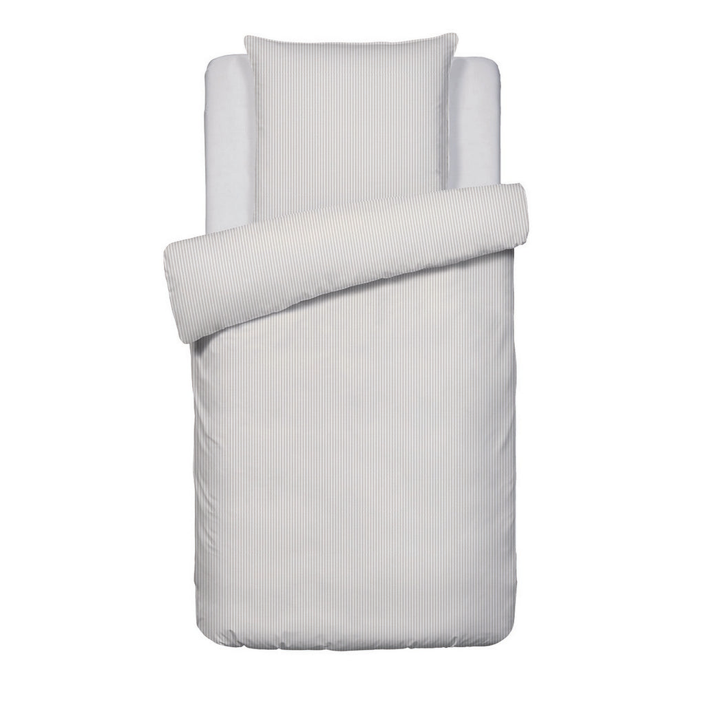 Grenoble - Housse De Couette + 1 Ou 2 Taie(S) D'Oreiller Coton Percale - Taupe
