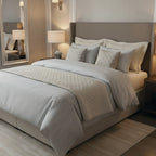 Grenoble - Set De 2 Taies D'Oreiller Coton Percale - Taupe