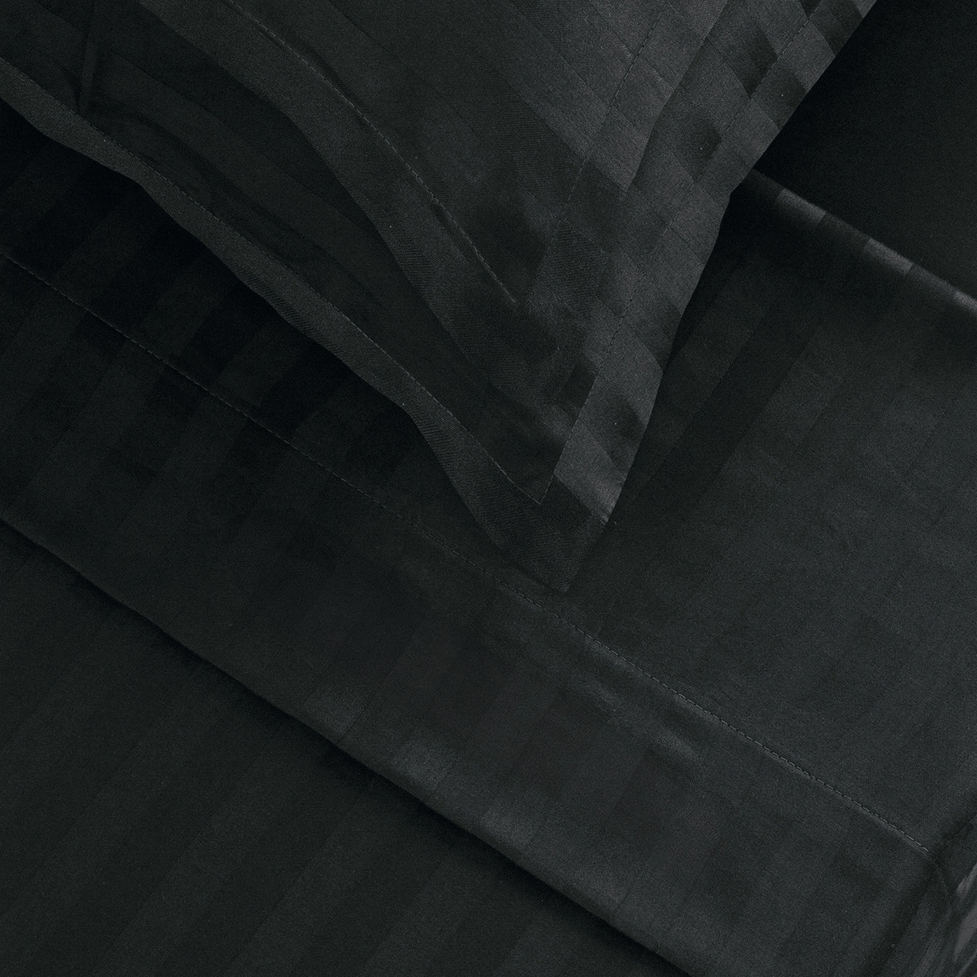 Jacquard - Drap Plat - Satin De Coton Dobby Stripe - Gris 03