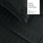 Jacquard - Drap Plat - Satin De Coton Dobby Stripe - Gris 03