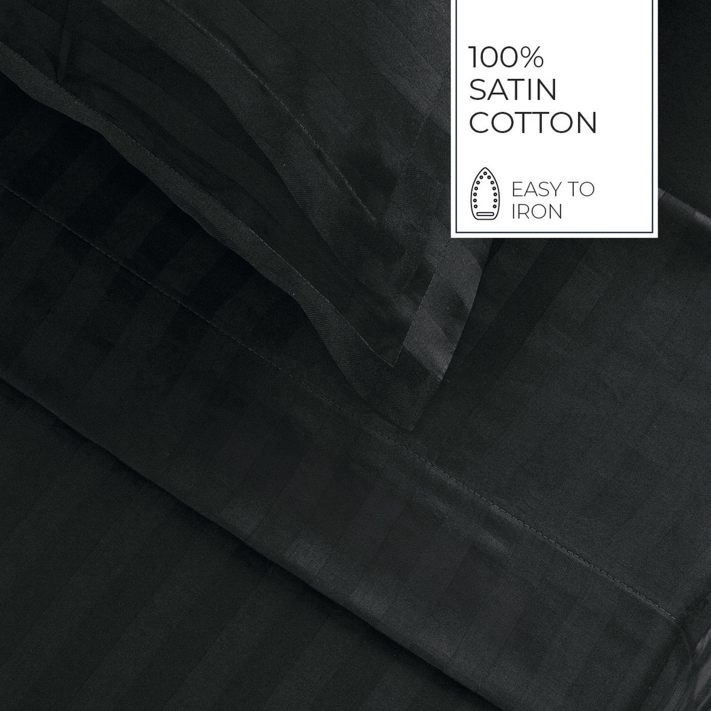 Jacquard - Drap Plat - Satin De Coton Dobby Stripe - Gris 03