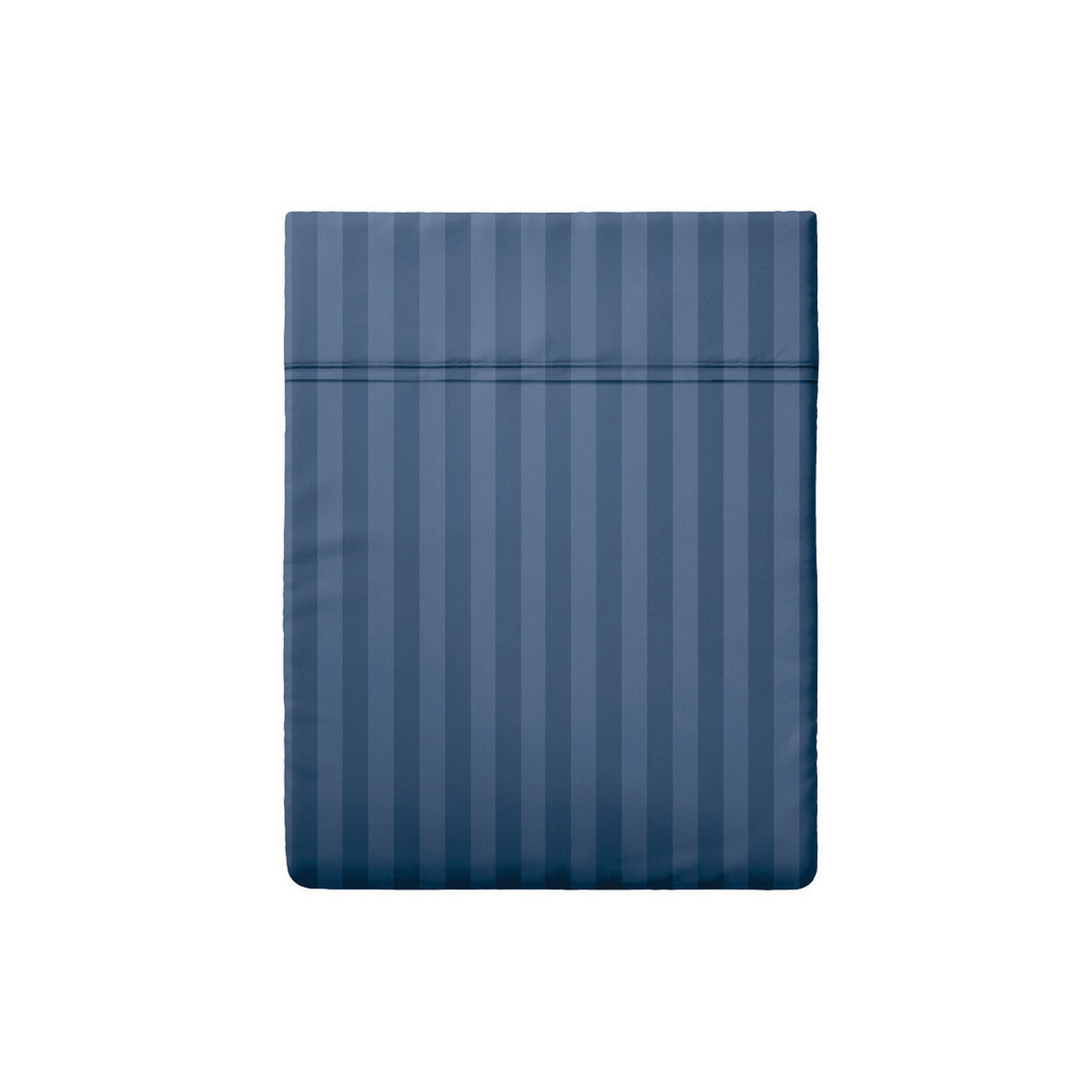 Jacquard - Drap Plat - Satin De Coton Dobby Stripe - Bleu 06