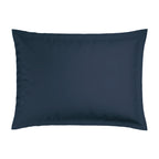 Jacquard - Set De 2 Taies D'Oreiller - Satin De Coton Rayure Tissé Dobby - Bleu 11
