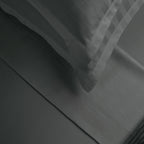 Jacquard - Drap Plat - Satin De Coton Dobby Stripe - Gris 02