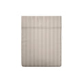 Jacquard - Drap Plat - Satin De Coton Dobby Stripe - Taupe 01