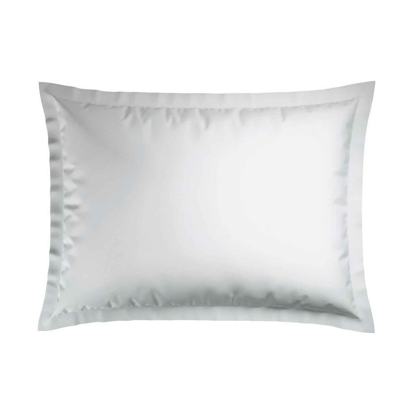 Jacquard - Set De 2 Taies D'Oreiller - Satin De Coton Rayure Tissé Dobby - Blanc 01
