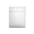 Jacquard - Drap Plat - Satin De Coton Dobby Stripe - Blanc 01
