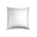 Reine De Nuit - Taie D'Oreiller - Satin De Coton - Grey / Blanc