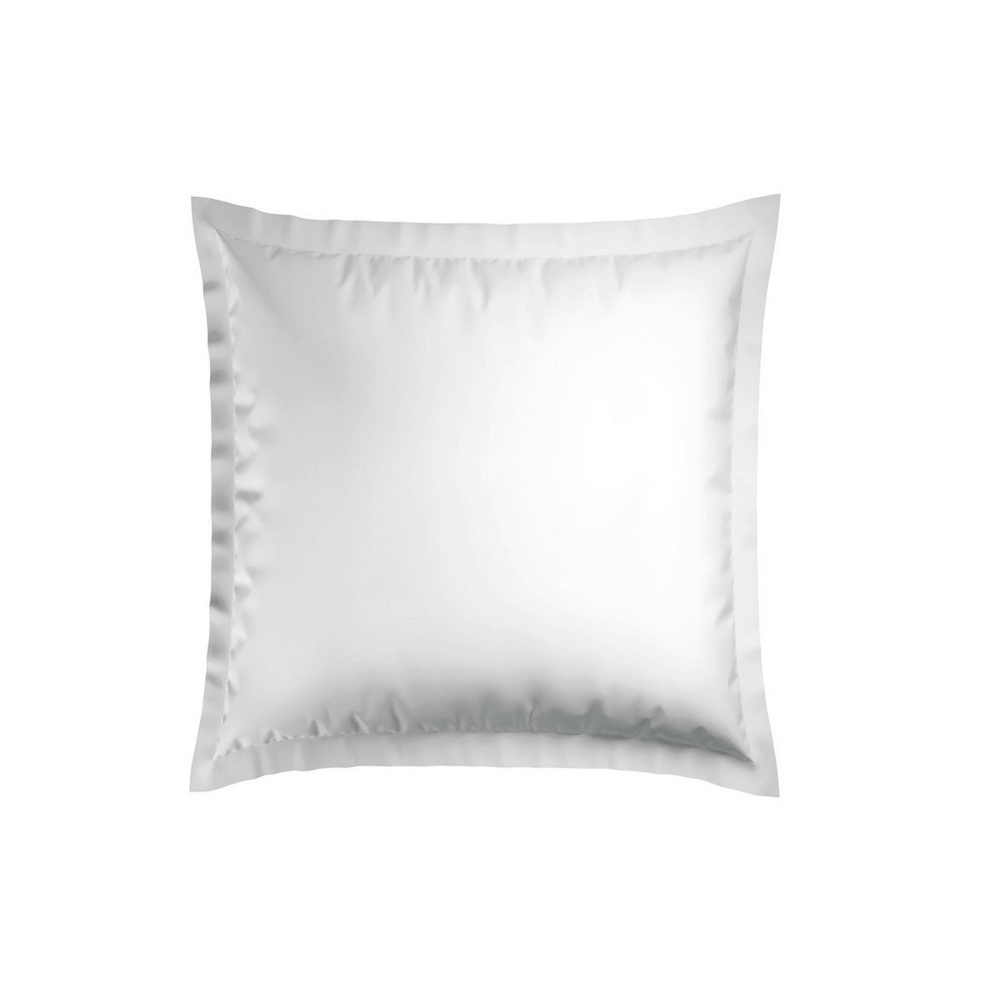 Reine De Nuit - Taie D'Oreiller - Satin De Coton - Grey / Blanc