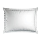 Reine De Nuit - Taie D'Oreiller - Satin De Coton - Grey / Blanc