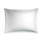 Reine De Nuit - Taie D'Oreiller - Satin De Coton - Grey / Blanc