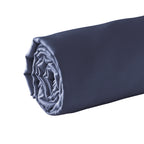 Uni - Drap-Housse - Satin De Coton - Bleu 11