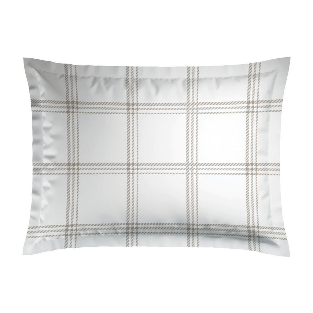 Apolline - Taie D'Oreiller - Satin De Coton - Taupe