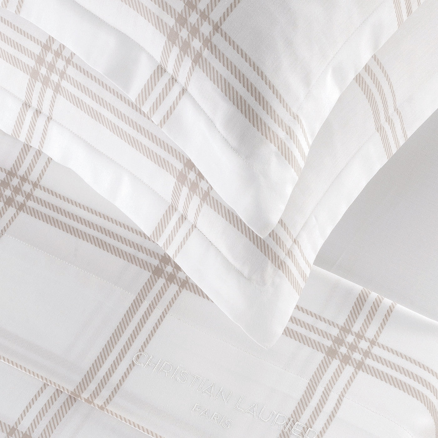 Apolline - Ensemble De Draps - Satin De Coton - Taupe