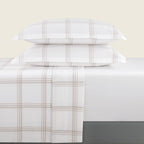 Apolline - Ensemble De Draps - Satin De Coton - Taupe