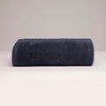 Oasis - Drap De Bain Coton Peigné Lt - Bleu Foncé