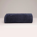 Oasis - Drap De Bain Coton Peigné Lt - Bleu Foncé