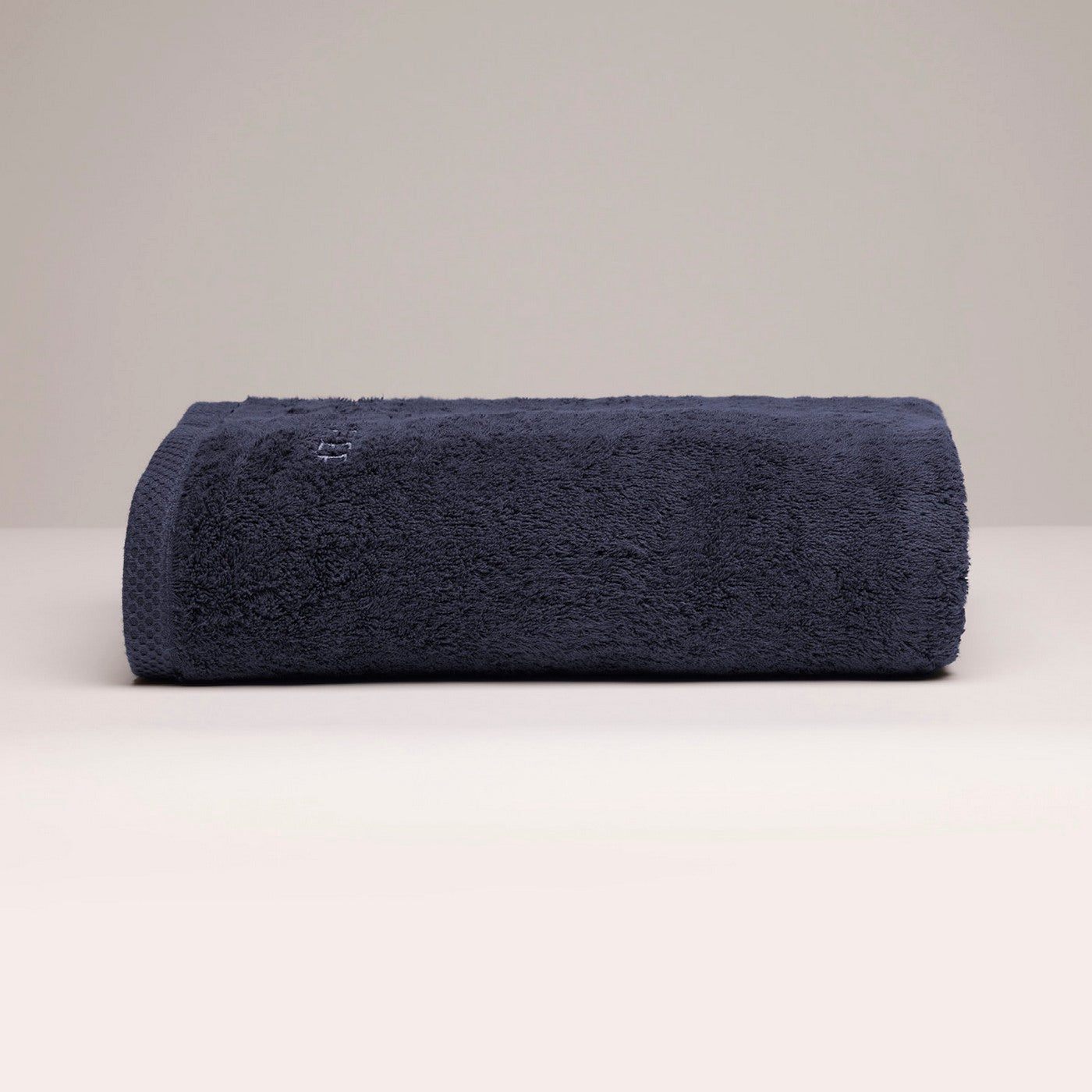 Oasis - Drap De Bain Coton Peigné Lt - Bleu Foncé