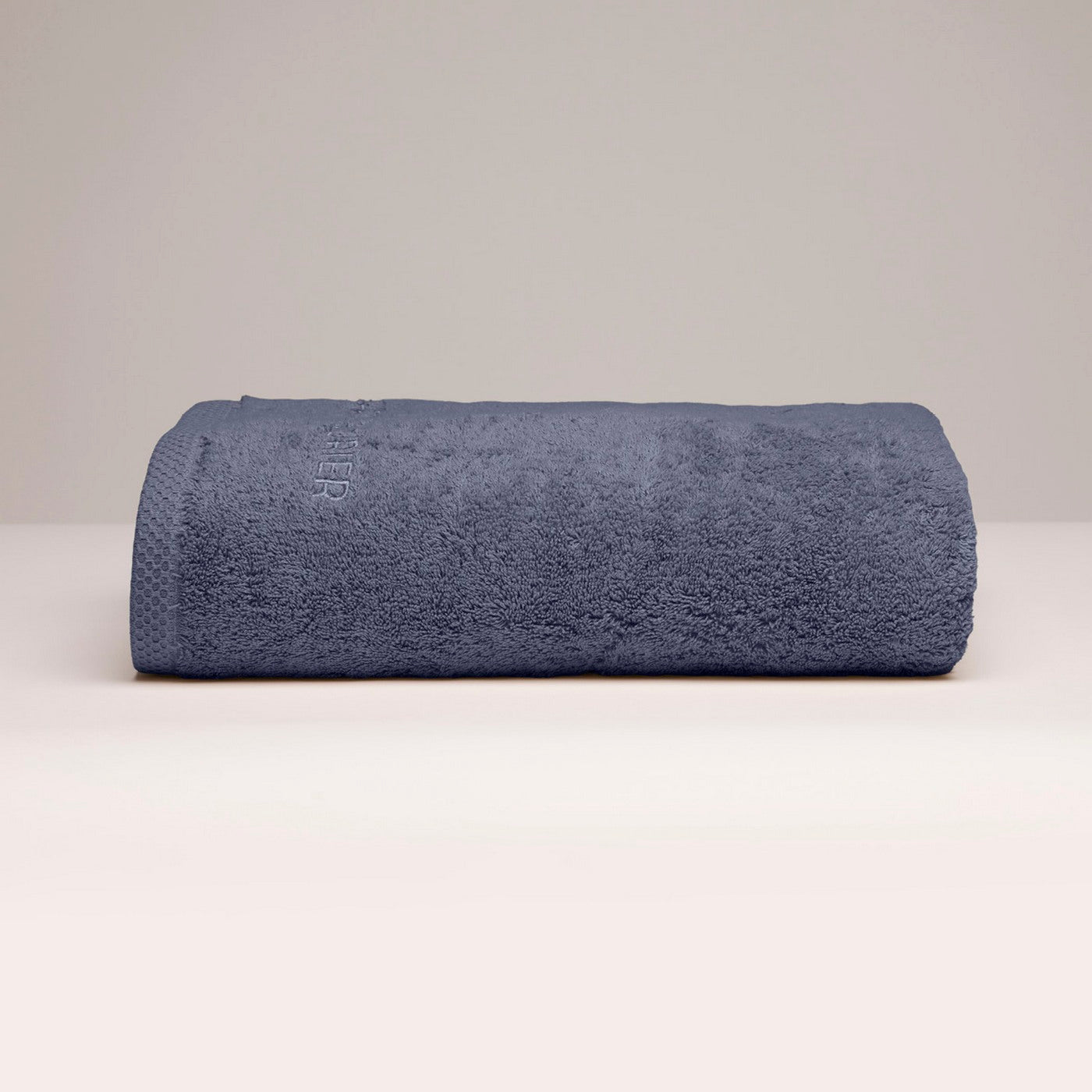 Oasis - Drap De Bain Coton Peigné Lt - Bleu Gris