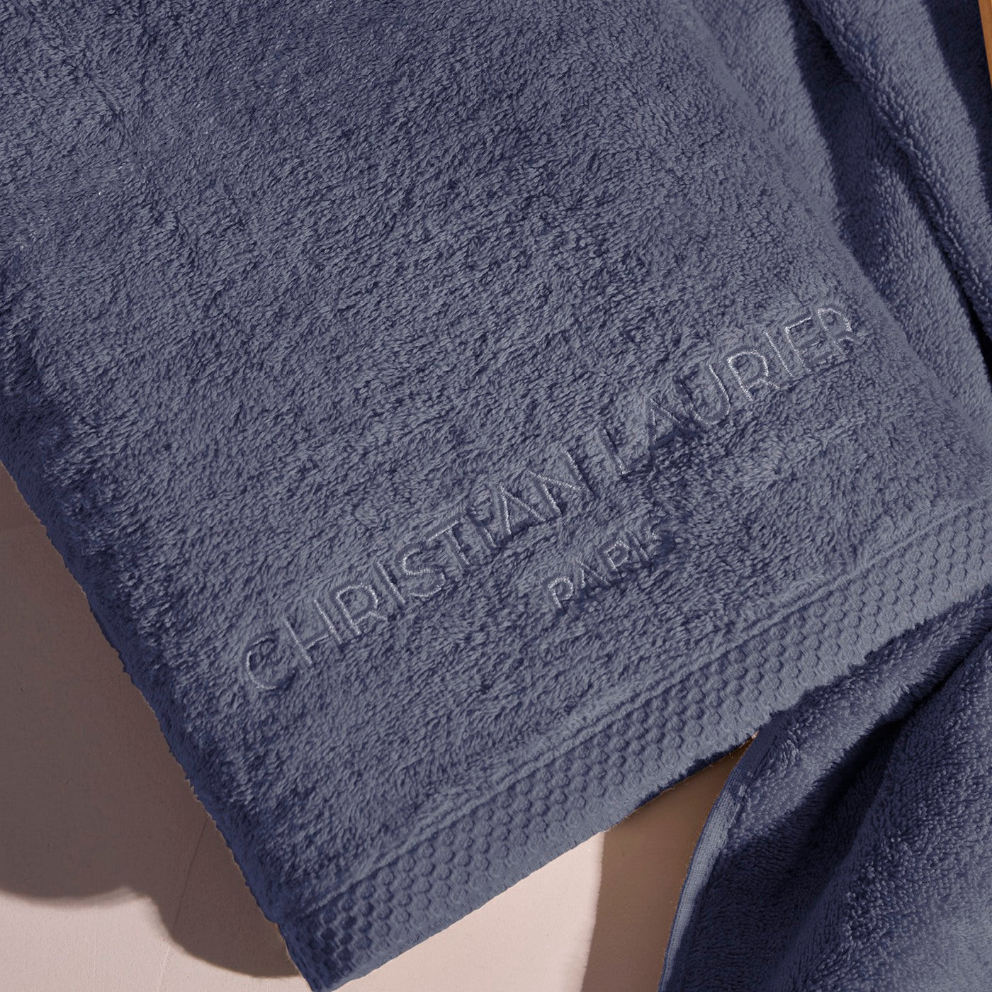 Oasis - Drap De Bain Coton Peigné Lt - Bleu Gris
