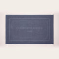 Design 19 - Tapis De Bain Coton - Bleu Gris