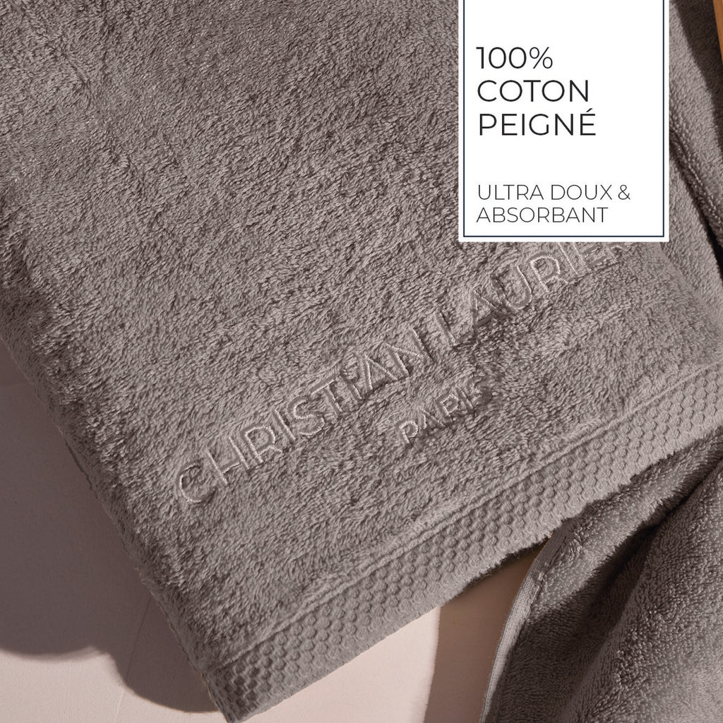 Oasis - Drap De Bain Coton Peigné Lt - Brun