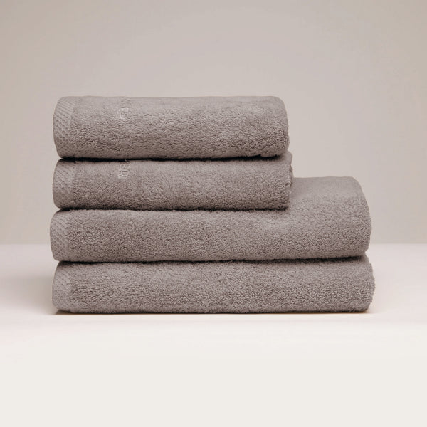 Oasis - Serviette + Drap De Bain Coton Peigné Lt - Brun