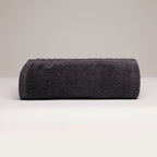 Oasis - Drap De Bain Coton Peigné Lt - Gris Foncé