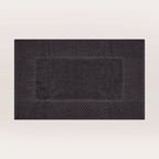 Design 18 - Tapis De Bain Coton - Gris Foncé