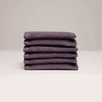Oasis - Gant De Toilette Coton Peigné Lt - Mauve