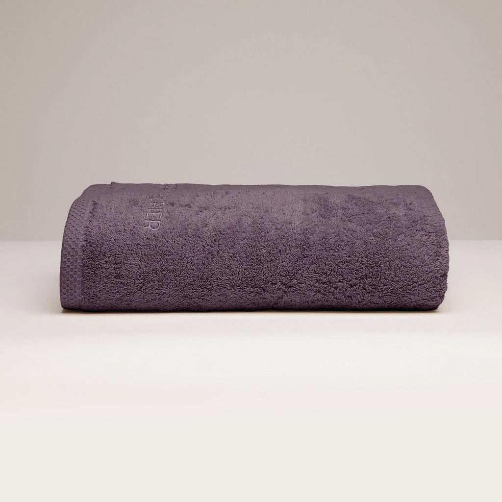 Oasis - Drap De Bain Coton Peigné Lt - Mauve