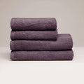 Oasis - Serviette + Drap De Bain Coton Peigné Lt - Mauve