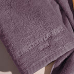 Oasis - Serviette + Drap De Bain Coton Peigné Lt - Mauve