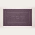 Design 19 - Tapis De Bain Coton - Mauve