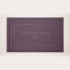 Design 19 - Tapis De Bain Coton - Mauve