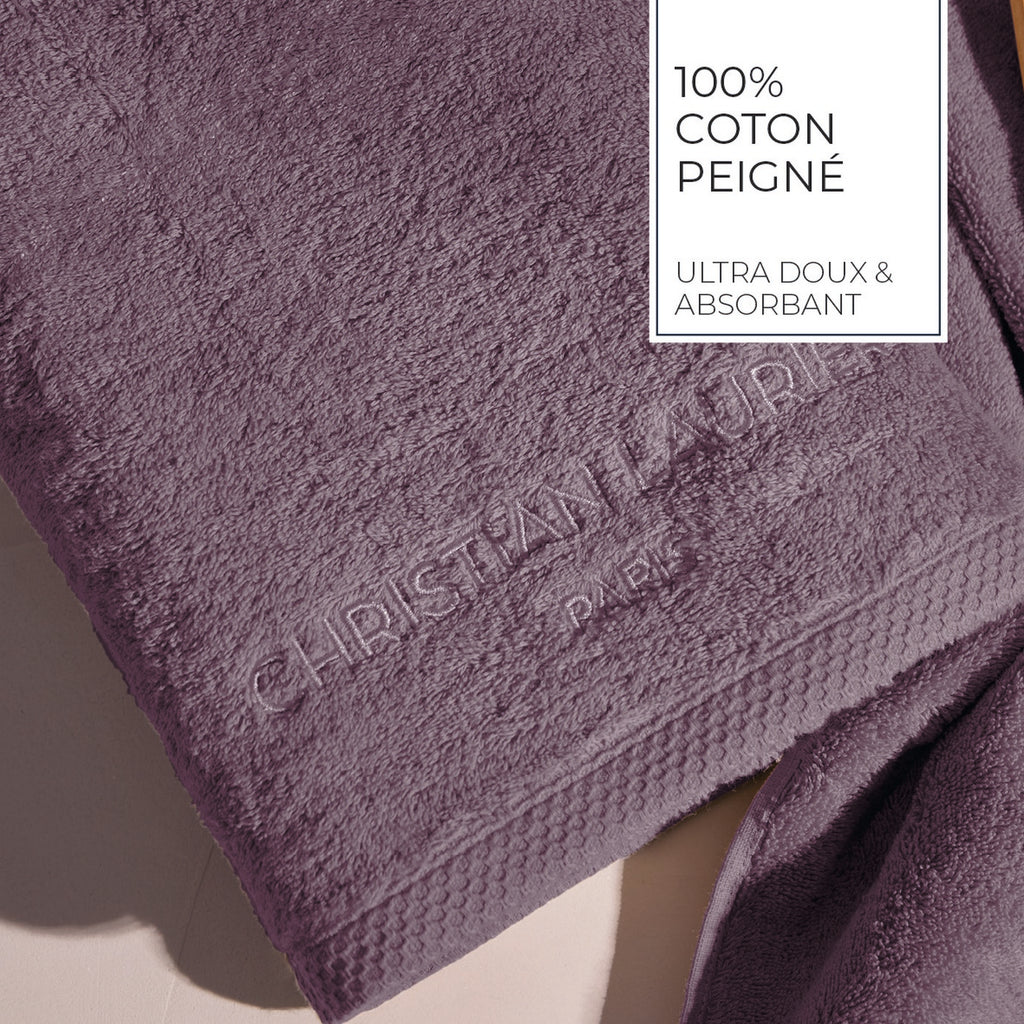 Design 19 - Tapis De Bain Coton - Mauve