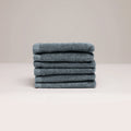 Oasis - Gant De Toilette Coton Peigné Lt - Bleu De Prusse